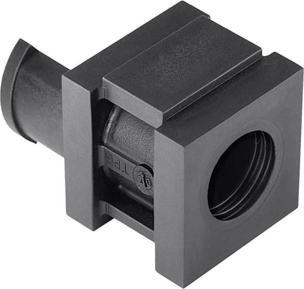 HellermannTyton VP-S_12-13_Ins-sgl-PL-BK (20) enkelt gennemføring halogenfri plast sort 20 stk. (440-00014)