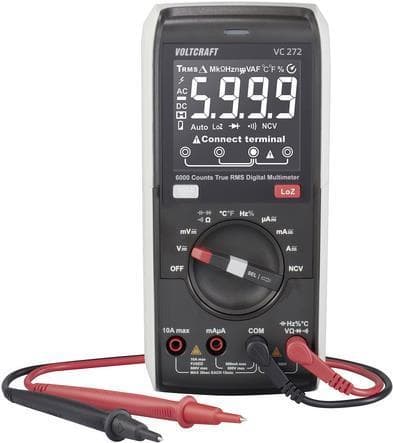 VC272 handhållen multimeter digital CAT III 600 V-skärm räknar 6000 (VC-12884310)