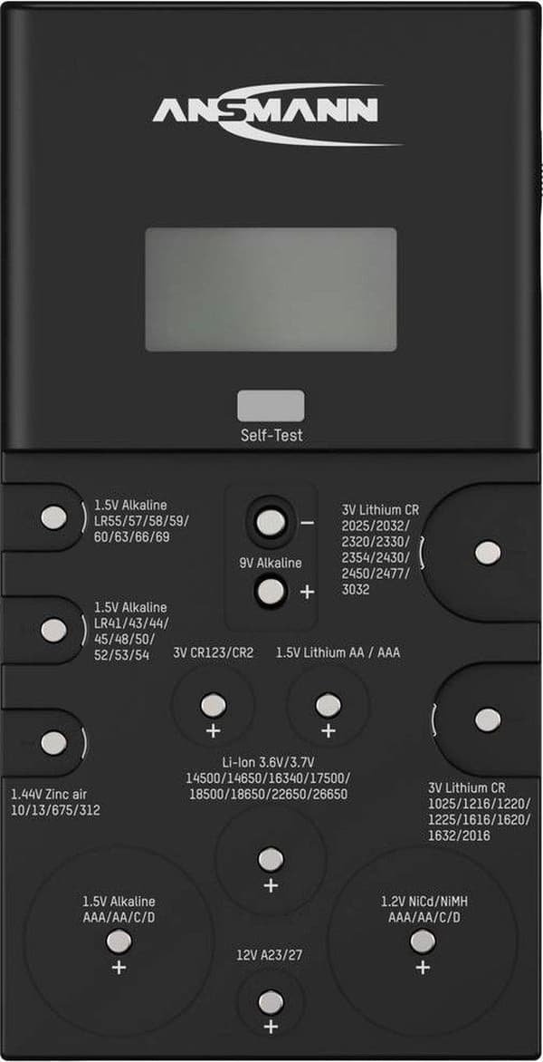 Ansmann Battery Tester Energy Check LCD 1900-0100 (1900-0100)