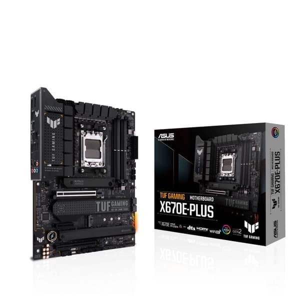 ASUS TUF GAMING X670E-PLUS AMD X670 Sokkel AM5 ATX