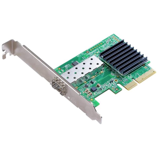 EDIMAX EN-9320SFP+ V2 1 Port PCI-Express-kort SFP+ PCIe x4 Grön, Silver