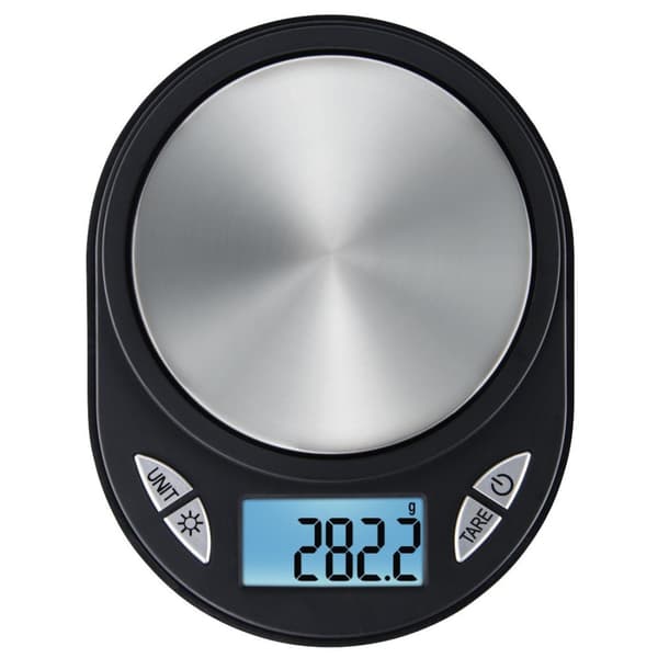 Xavax Jewel Black Countertop Oval Elektronisk köksvåg
