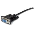 Miniatyrbillede 2 af 3: StarTech.com Sort lige gennem DB9 RS232 seriel kabel M/F 2m