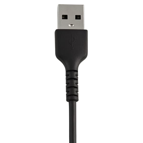 StarTech.com Premium USB-C till Lightning-kabel 15 cm Svart - USB Typ C till Lightning Charge & Sync Laddningskabel - Förstärkt med aramidfibrer - App