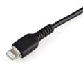 Pikkukuva 3 / 7: StarTech.com Premium USB-A - Lightning -kaapeli 30 cm musta - USB Type A - Lightning Charge & Sync -latauskaapeli - Vahvistettu aramidikuiduilla - App