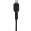 Pikkukuva 6 / 7: StarTech.com Premium USB-A - Lightning -kaapeli 30 cm musta - USB Type A - Lightning Charge & Sync -latauskaapeli - Vahvistettu aramidikuiduilla - App