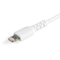 Pikkukuva 4 / 7: StarTech.com Premium USB-A - Lightning -kaapeli 30 cm valkoinen - USB Type A - Lightning Charge & Sync -latauskaapeli - Vahvistettu aramidikuiduilla -