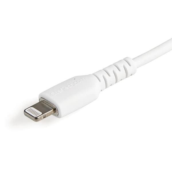 StarTech.com Premium USB-A - Lightning -kaapeli 30 cm valkoinen - USB Type A - Lightning Charge & Sync -latauskaapeli - Vahvistettu aramidikuiduilla -