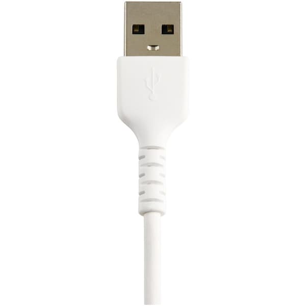 StarTech.com Premium USB-A - Lightning -kaapeli 30 cm valkoinen - USB Type A - Lightning Charge & Sync -latauskaapeli - Vahvistettu aramidikuiduilla -