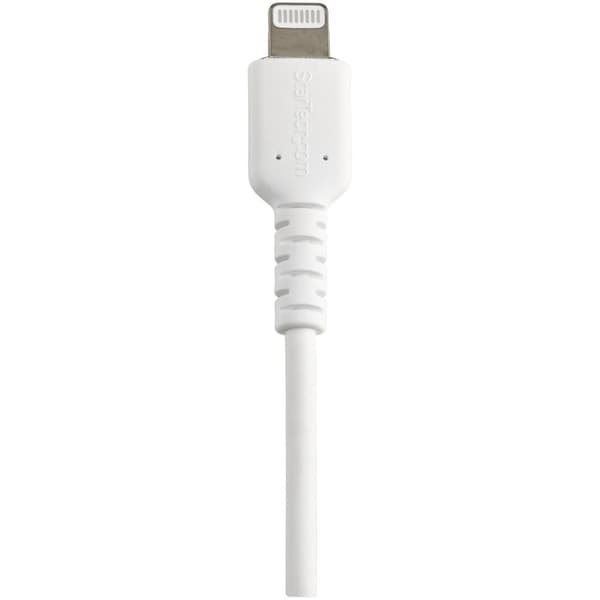StarTech.com Premium USB-A - Lightning -kaapeli 30 cm valkoinen - USB Type A - Lightning Charge & Sync -latauskaapeli - Vahvistettu aramidikuiduilla -
