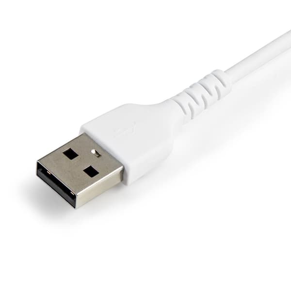 StarTech.com Premium USB-A - Lightning -kaapeli 30 cm valkoinen - USB Type A - Lightning Charge & Sync -latauskaapeli - Vahvistettu aramidikuiduilla -