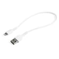 Pikkukuva 1 / 7: StarTech.com Premium USB-A - Lightning -kaapeli 30 cm valkoinen - USB Type A - Lightning Charge & Sync -latauskaapeli - Vahvistettu aramidikuiduilla -