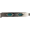 Miniatyrbillede 3 af 6: StarTech.com 2-ports PCI Express RS232 serielt adapterkort, PCIe RS232 serielt værtscontrollerkort, PCIe til dobbelt serielt DB9-kort, 16950 UART, udv