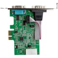 Miniatyrbillede 5 af 6: StarTech.com 2-ports PCI Express RS232 serielt adapterkort, PCIe RS232 serielt værtscontrollerkort, PCIe til dobbelt serielt DB9-kort, 16950 UART, udv