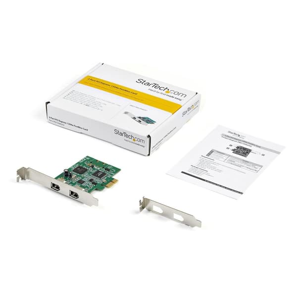 StarTech.com 2-porttinen PCI Express FireWire-kortti PCIe FireWire 1394a -sovitin