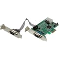 Pikkukuva 1 / 4: StarTech.com 2-porttinen matalaprofiilinen alkuperäinen RS232 PCI Express -sarjakortti, jossa 16550 UART