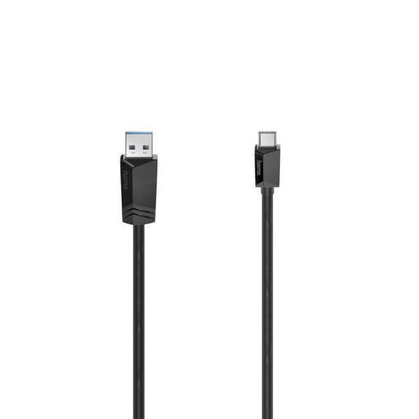 Hama 00200650 USB-kabel 0,25 m USB 3.2 Gen 1 (3.1 Gen 1) USB C USB A Sort