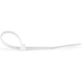 Miniatyrbillede 2 af 6: StarTech.com 10 cm hvide kabelbindere 2 mm brede, 22 mm bundtdiameter, 8 kg trækstyrke Selvlåsende nylon kabelbindere med buet spids, 94V-2/UL-listet,