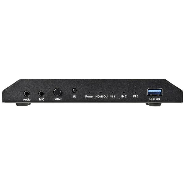 Renkforce RF-HVC-300 3 Port Video Capture System USB Full-HD-upplösning, Livestream-funktion