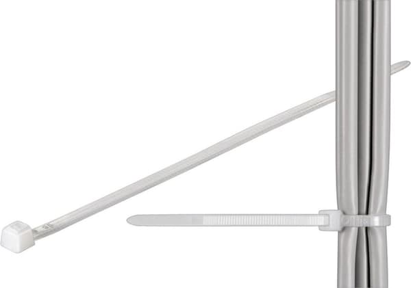Wentronic fixpoint - nippuside - 27,5 cm - kirkas (100 kpl pakkaus) (17066)