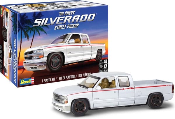 Revell 14538 1999 Chevy® Silverado® Street Pickup Car Model Kit 1:25 (14538)