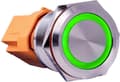 Pikkukuva 1 / 3: Joy-it Button22C-01 kytkin 250 V vihreä (Ø x L) 24,80 mm x 34,50 mm IP67, IK10 1 kpl (Button22C-01)