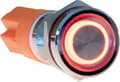 Miniatyrbillede 1 af 3: Joy-it Button12E-02 trykknapkontakt låser rød (Ø x L) 12 mm x 26,50 mm IK10, IP67 1 stk (Button12E-02)