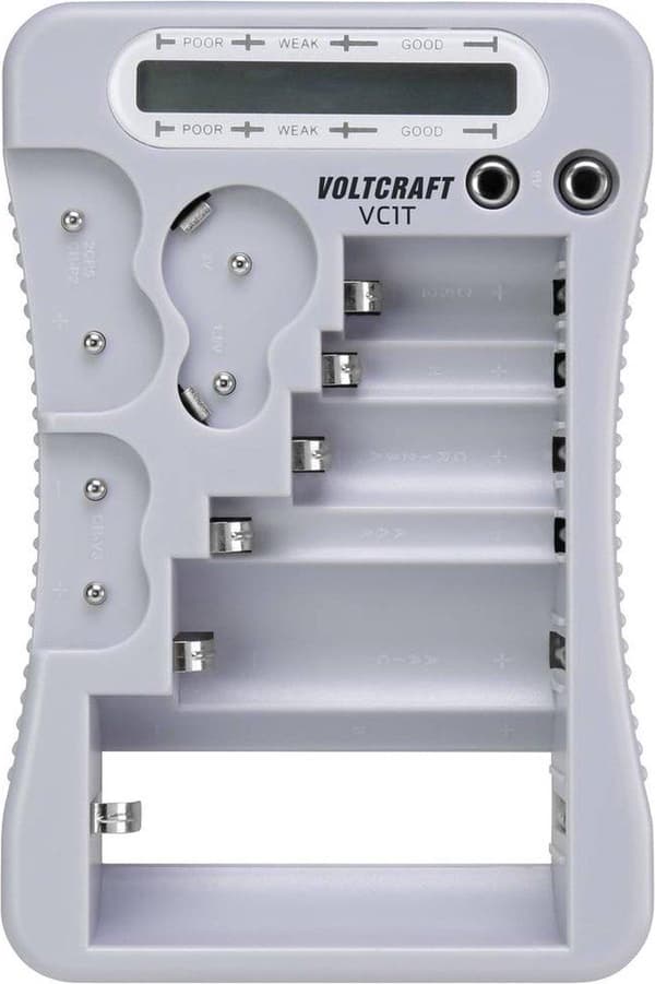 Akkutesteri VC1T mittausalue 1,5 V 3 6 9 V akku (VC-12613270)