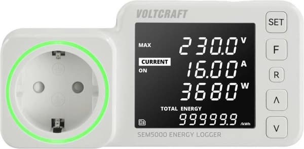 SEM5000 energiakustannusmittarin kustannusennuste hälytystoiminto sähkötariffi (VC-12936570)