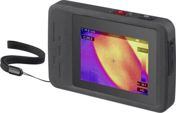 VOLTCRAFT WBP-120 värmekamera -20 till 550 °C 120 x 90 pixlar 50 Hz integrerad digitalkamera, WiFi, 2m fallsäker (VC-12628680)