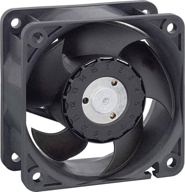 EBM Papst 624 L aksial blæser 24 V/DC 21 m/h (L x B x H) 25 x 60 x 60 mm (9292207005)