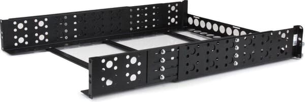 Startch.com 2u Justerbar 48,30 cm (19 ") Server Rack Rails - Universal Rack Rail - Rack Rail - Black - 2u - 48,3 cm (19") - For P/N: RK2433BKM, RK2537