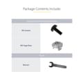 Miniatyrbillede 8 af 10: Startch.com 2u Justerbar 48,30 cm (19 ") Server Rack Rails - Universal Rack Rail - Rack Rail - Black - 2u - 48,3 cm (19") - For P/N: RK2433BKM, RK2537