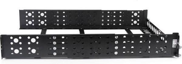 Startch.com 2u Justerbar 48,30 cm (19 ") Server Rack Rails - Universal Rack Rail - Rack Rail - Black - 2u - 48,3 cm (19") - For P/N: RK2433BKM, RK2537