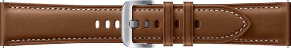 Samsung Stitch Leather Band ET-SLR84 - klockarmband för smartwatch - brun - för Galaxy Watch (46 mm), Watch 3 (45 mm)