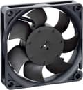 Miniatyrbillede 1 af 2: EBM Papst 712F/2L-005 aksial ventilator 12 V 26 m/h (L x B x H) 15 x 70 x 70 mm (9292504005)
