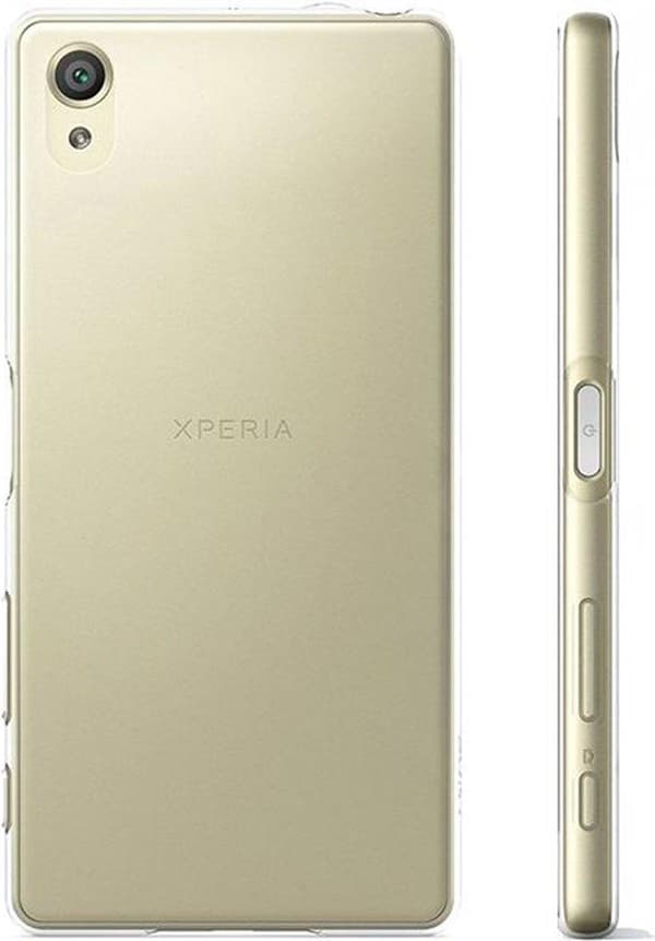 Sony Style Cover SBC20 - Bakskal för mobiltelefon - genomskinlig - för XPERIA X