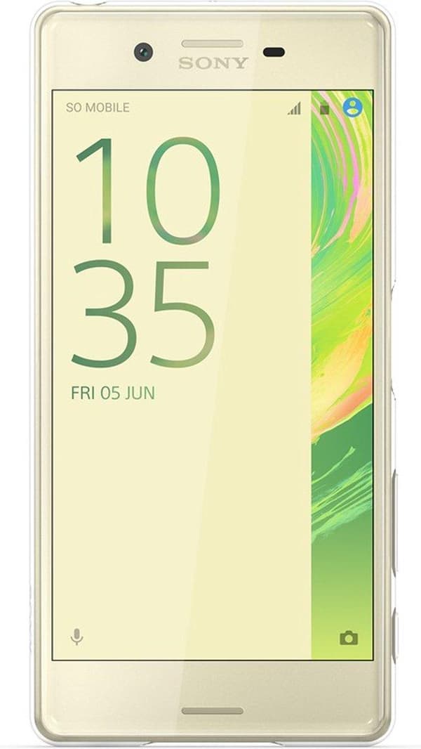 Sony Style Cover SBC20 - Bakskal för mobiltelefon - genomskinlig - för XPERIA X