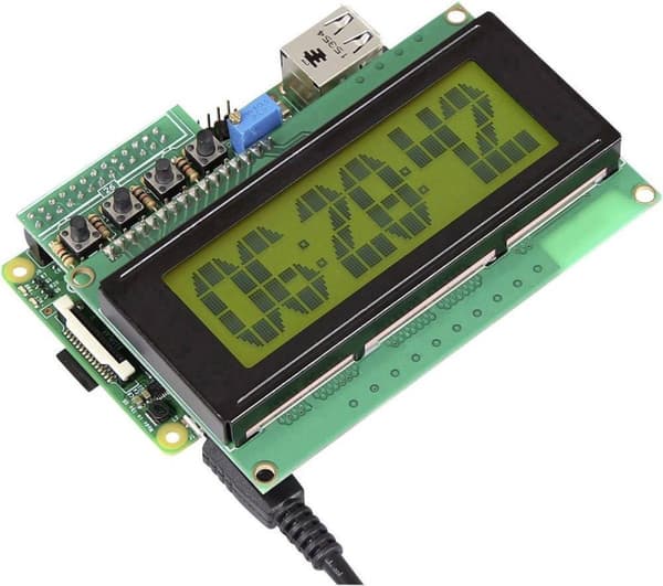 Raspberry Pi® -näyttömoduuli musta RB-LCD20x4 A, B, B+ (RB-LCD20x4)