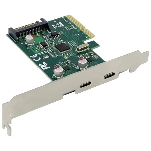 Conceptronic EMRICK07G 2 Port USB-C® 3.1 Gen2 gränssnittskort PCIe, USB-C® PCIe x4
