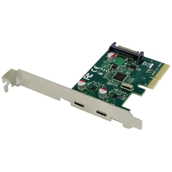 Conceptronic EMRICK07G 2 Port USB-C® 3.1 Gen2 gränssnittskort PCIe, USB-C® PCIe x4