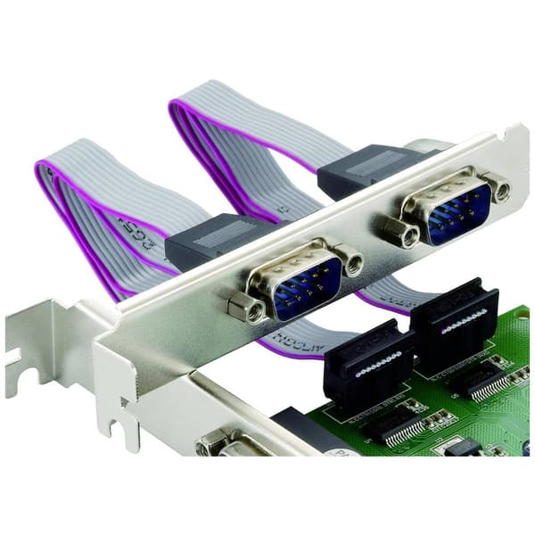 Conceptronic SPC01G 1+2 Port Seriell/Parallell-instickskort PCIe, Parallel (IEEE 1284), Seriell (9-pol) PCIe