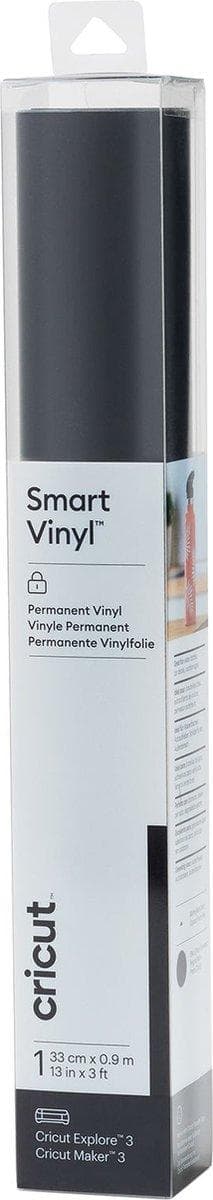 Cricut Smart Vinyl™ -kestokalvo, musta (2008621)