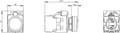 Miniatyrbillede 3 af 4: Siemens 3SU1102-6AA60-1AA0 Verlichte detektor Plat Wit 24 V/AC, 24 V/DC 1 stk.