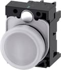 Miniatyrbillede 1 af 4: Siemens 3SU1102-6AA60-1AA0 Verlichte detektor Plat Wit 24 V/AC, 24 V/DC 1 stk.