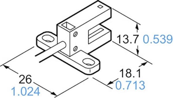 Panasonic Vorklichtsluis PM-T45 PM-T45 T-typ Light Switch End, Donker Switch End 5 - 24 V/DC 1 stuk(s)