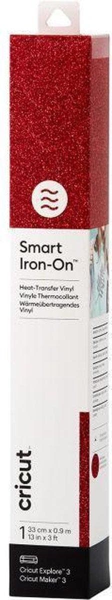 Cricut Smart Iron-On™ Folie rød glittereffekt (2008675)