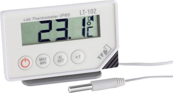 TFA Dostmann LT-102 termometer med ledning hvid (30.1034.K)