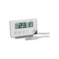 Miniatyrbillede 1 af 3: TFA Dostmann LT-102 termometer med ledning hvid (30.1034.K)
