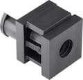 Miniatyrbillede 1 af 3: VP-S_9-10_Ins-sgl-PL-BK 20 enkelt gennemføring halogenfri plastik sort 20 stk. (440-00011)